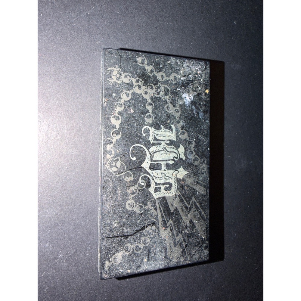 Kat Von D Rock N Roll Eyeshadow Palette Glitter Pearl Finishes Gothic Case